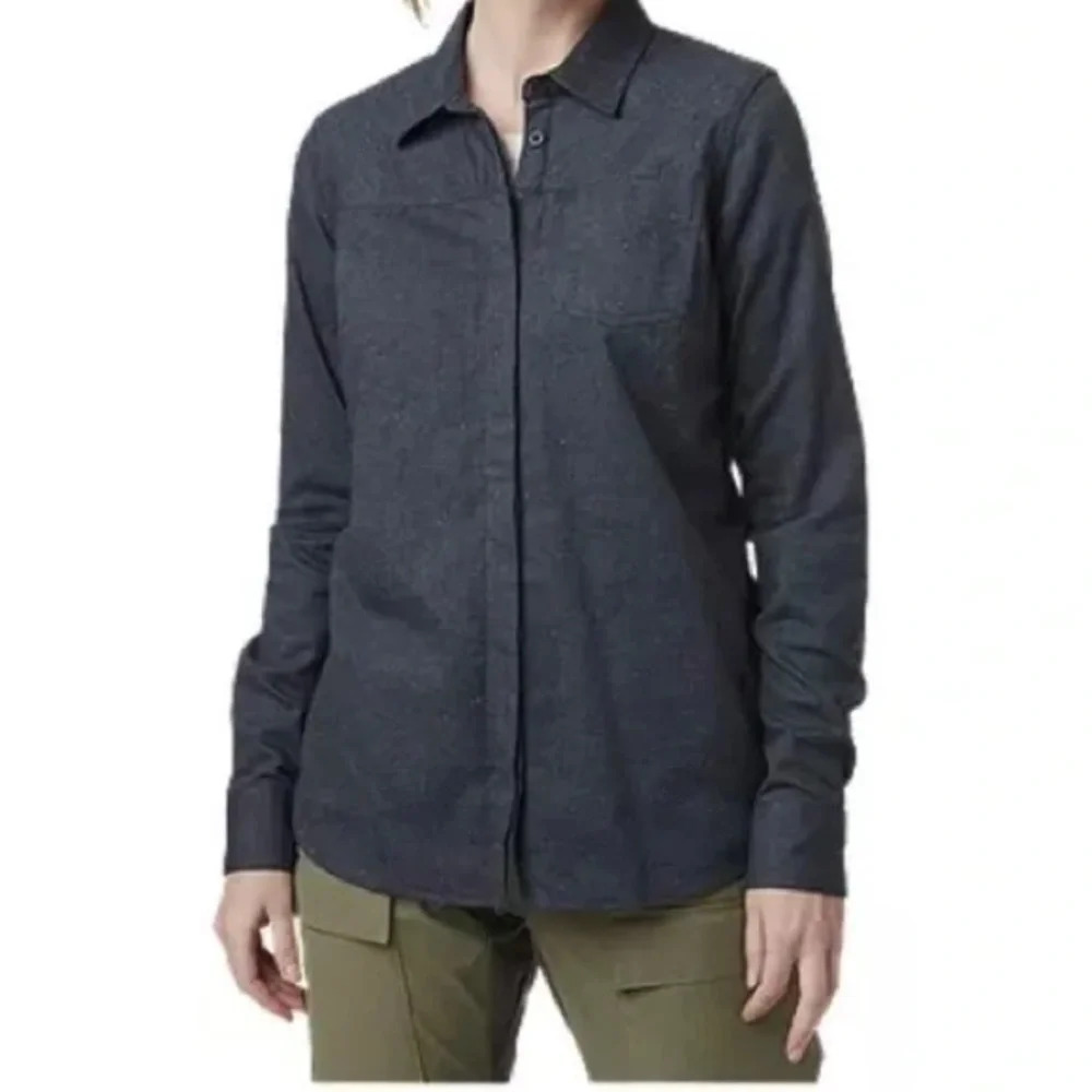 NWT Helly Hansen Oslo Long Sleeve Button Shirt Cotton Blend L